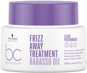 Schwarzkopf Bonacure - Mascarilla FRIZZ AWAY (Babassu Oil) cabellos rebeldes 200 ml