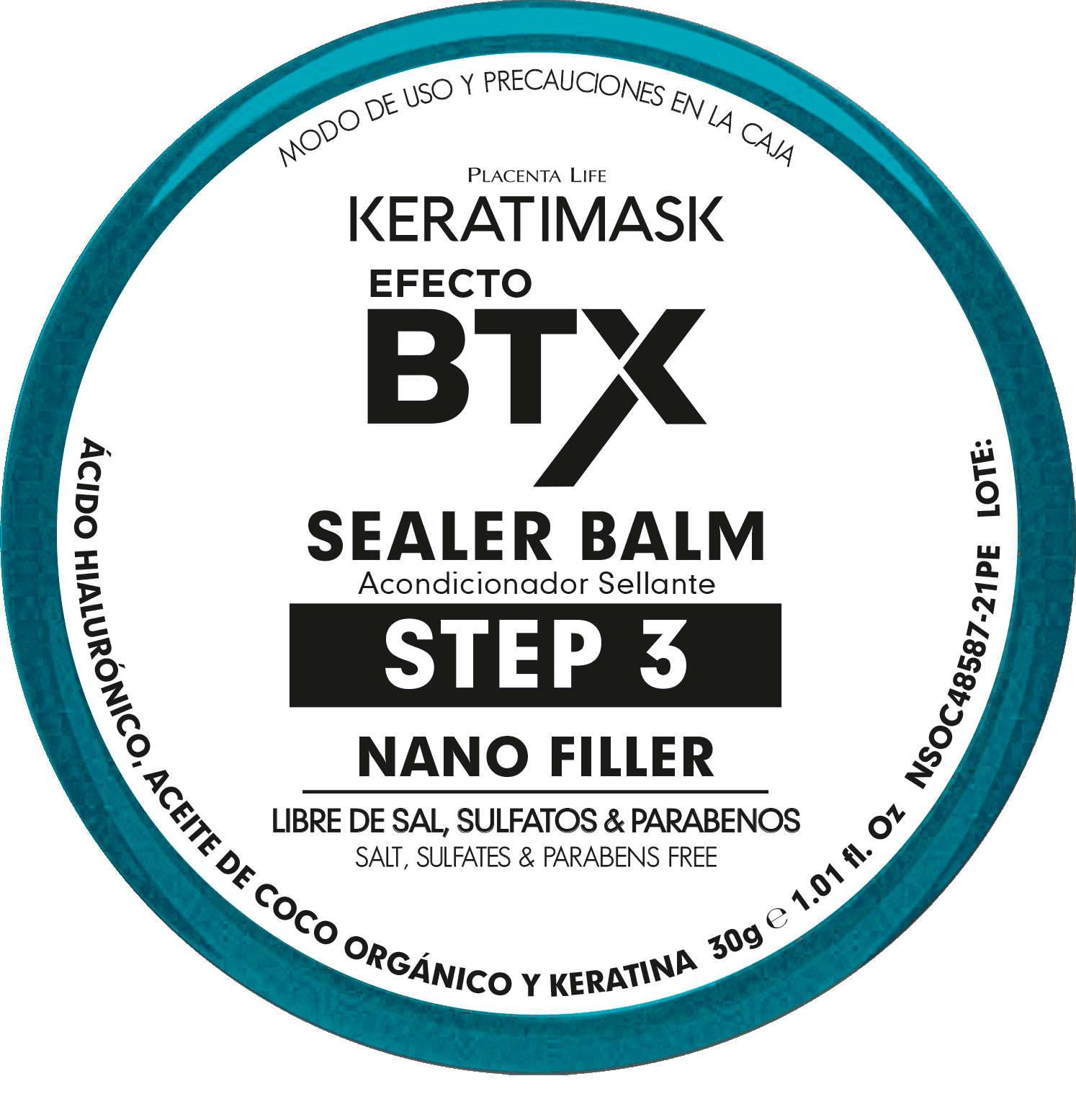 Be Natural - Tratamiento Efecto BTX KERATIMASK Reconstructor 150 ml