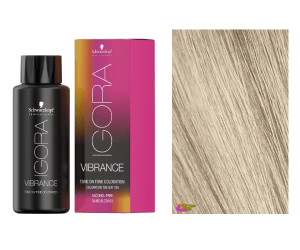 Schwarzkopf - Tinte Igora Vibrance 9-12 Rubio Muy Claro Ceniza Humo 60 ml (semipermanente)