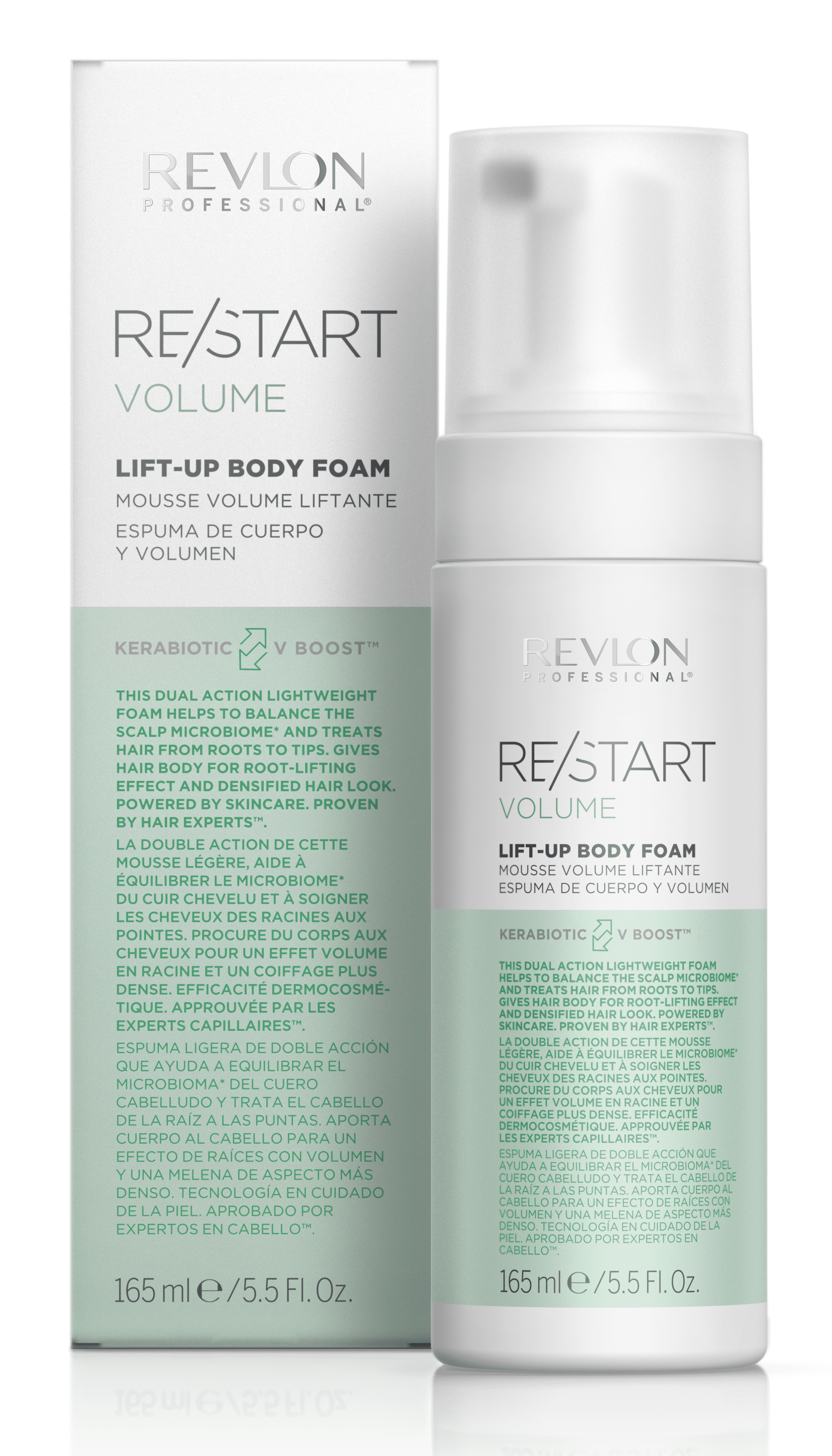 Revlon Restart - Espuma VOLUME para dar cuerpo y volumen 165 ml