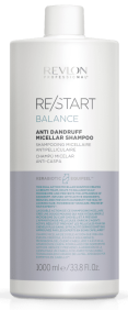 Revlon Restart - Champú Micelar BALANCE (Anti-dandruff) anticaspa 1000 ml