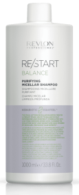 Revlon Restart - Champú Micelar BALANCE (Purifying) antigrasa 1000 ml