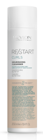 Revlon Restart - Champú Nutritivo CURL para cabello rizado (Apto Método Curly) 250 ml