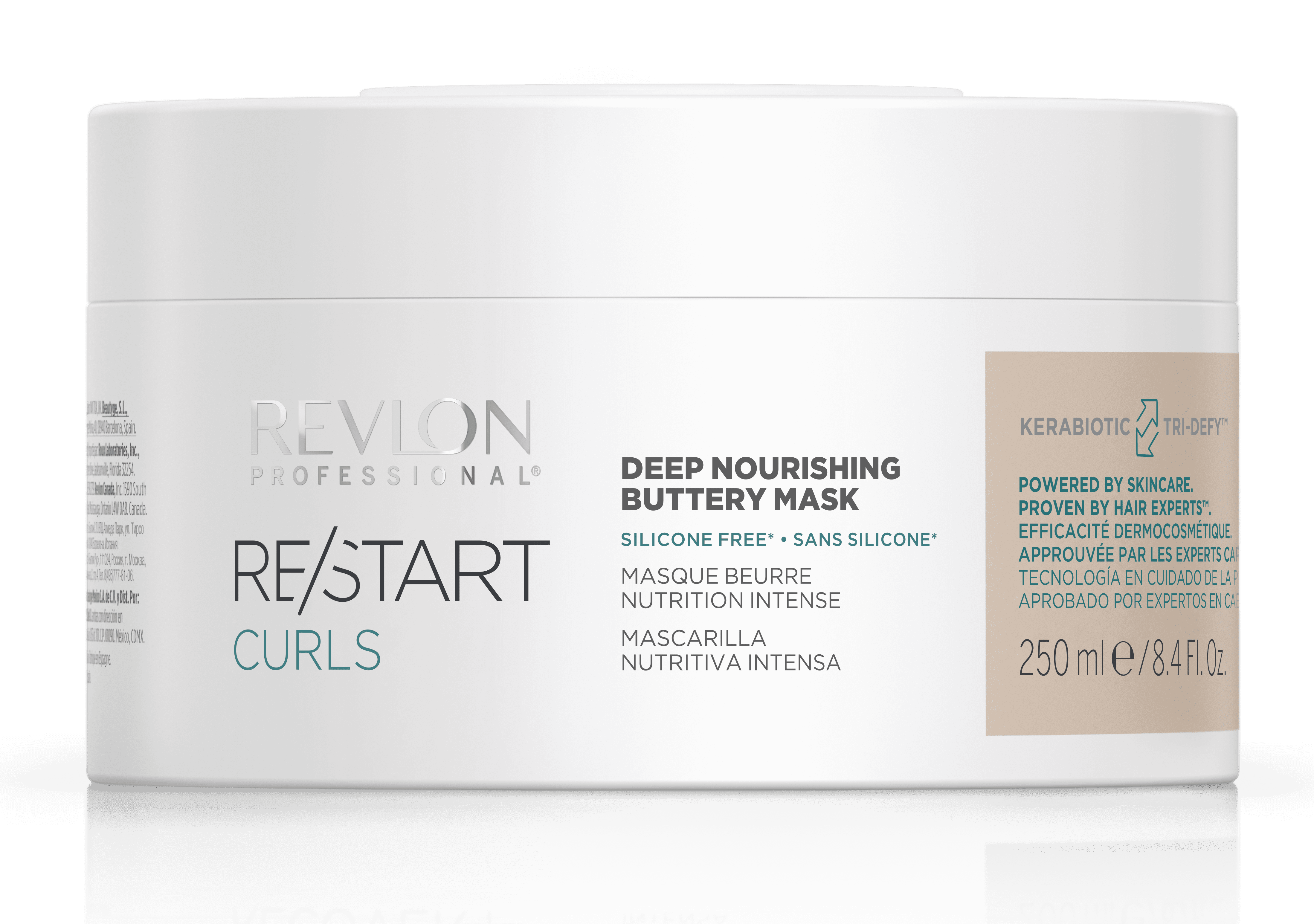 Revlon Restart - Mascarilla Nutritiva Intensa CURL para cabello rizado (Apto Método Curly) 250 ml