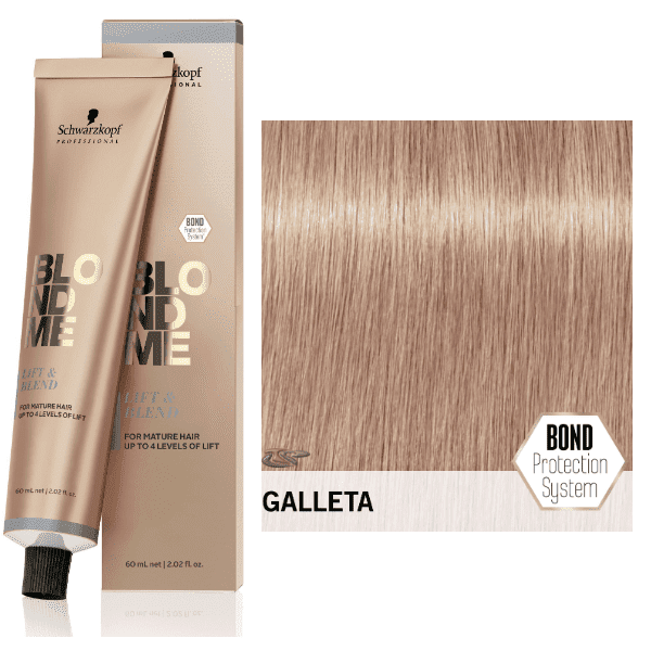 Schwarzkopf Blondme - Crema Aclarante + Cobertura de Canas (LB) Galleta 60 ml