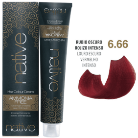 Native - Tinte sin amoniaco (sin ppd) 6.66 Rubio Oscuro Rojizo Intenso 100 ml