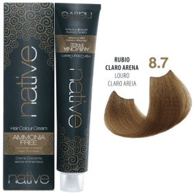 Native - Tinte sin amoniaco (sin ppd) 8.7 Rubio Claro Arena 100 ml