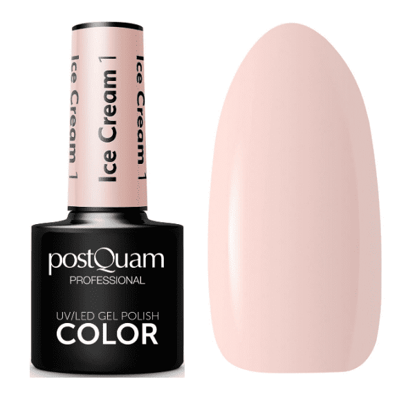 Postquam - Esmalte Uv/Led Gel Polish Color Nº 1 Ice Cream 5 ml