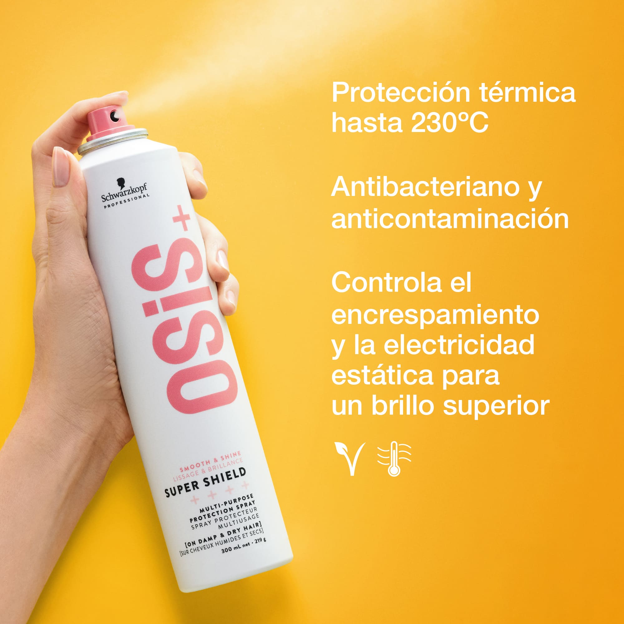 Schwarzkopf Osis+ - Spray protector multiusos SUPER SHIELD 300 ml