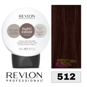 Revlon - NUTRI COLOR FILTERS Toning 512 Castaño Ceniza Perlado 240 ml