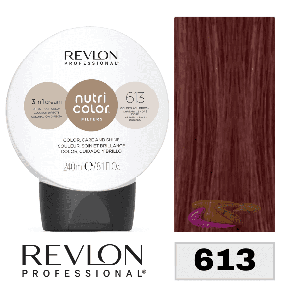 Revlon - NUTRI COLOR FILTERS Toning 613 Castaño Ceniza Dorado 240 ml