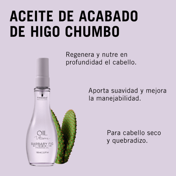 Schwarzkopf - Aceite OIL ULTIME de BARBARY FIG para cabello seco y quebradizo 100 ml