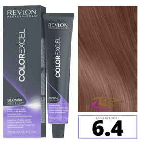 Revlon - Baño COLOR EXCEL 6.4 Rubio Oscuro Cobrizo (sin amoniaco) 70 ml