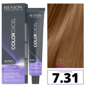 Revlon - Baño COLOR EXCEL 7.31 Rubio Dorado Ceniza (sin amoniaco) 70 ml