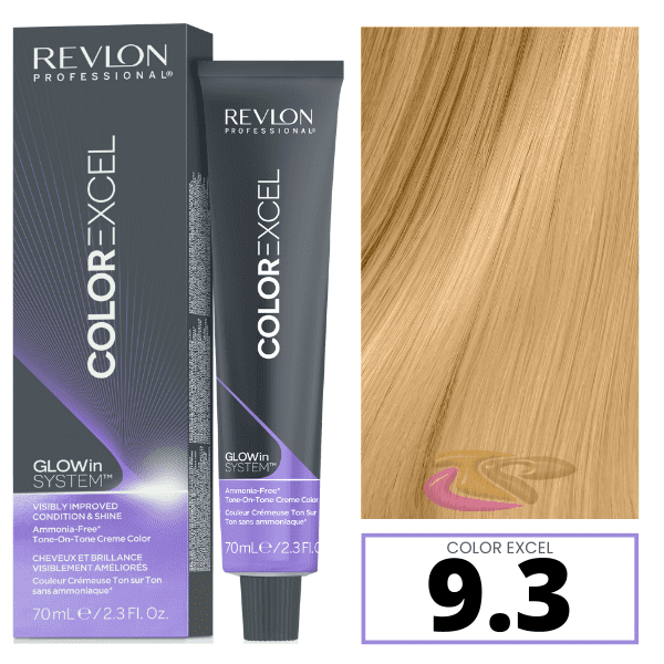 Revlon - Baño COLOR EXCEL 9.3 Rubio Muy Claro Dorado (sin amoniaco) 70 ml