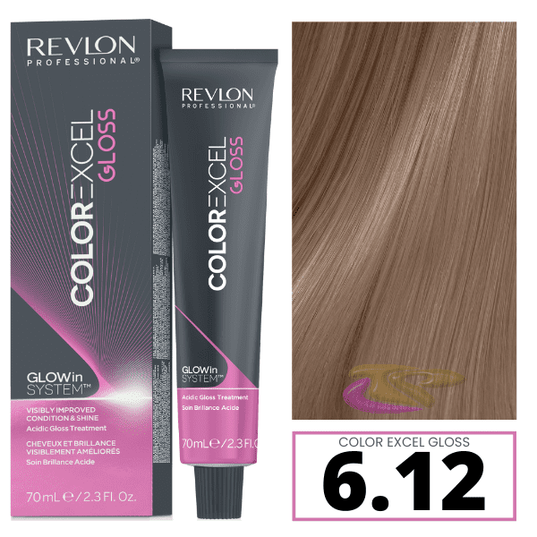 Revlon - Baño COLOR EXCEL GLOSS 6.12 Eldeberry Frost (sin amoniaco) 70 ml