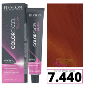 Revlon - Baño COLOR EXCEL GLOSS 7.440 Ginger Flare 70 ml