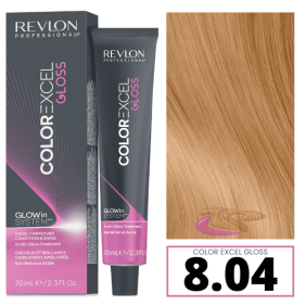 Revlon - Baño COLOR EXCEL GLOSS 8.04 Sweet Apricot (sin amoniaco) 70 ml