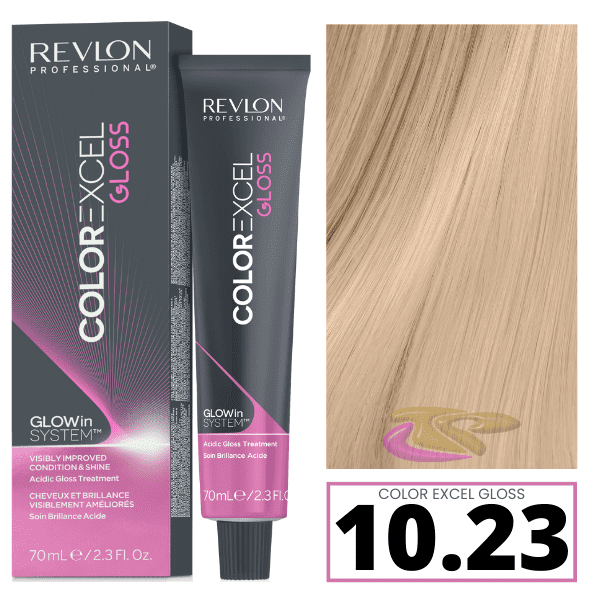 Revlon - Baño COLOR EXCEL GLOSS 10.23 Champagne (sin amoniaco) 70 ml