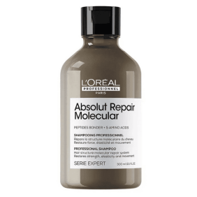 L`Oréal Serie Expert - Champú ABSOLUT REPAIR MOLECULAR repara y fortalece 300 ml