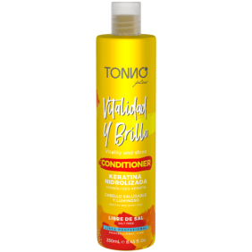 Tonno Plus - Acondicionador VITALIDAD Y BRILLO con Keratina Hidrolizada 250 ml