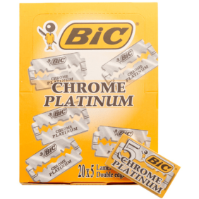Bic - 20 cajas de cuchillas de 5 hojas CHROME PLATINUM (01351)