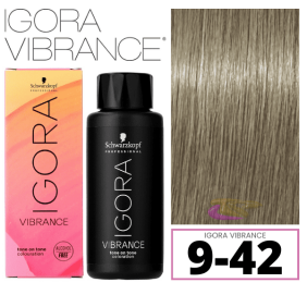 Schwarzkopf - Tinte Igora Vibrance 9-42 Rubio Muy Claro Beige Humo 60 ml (demipermanente)