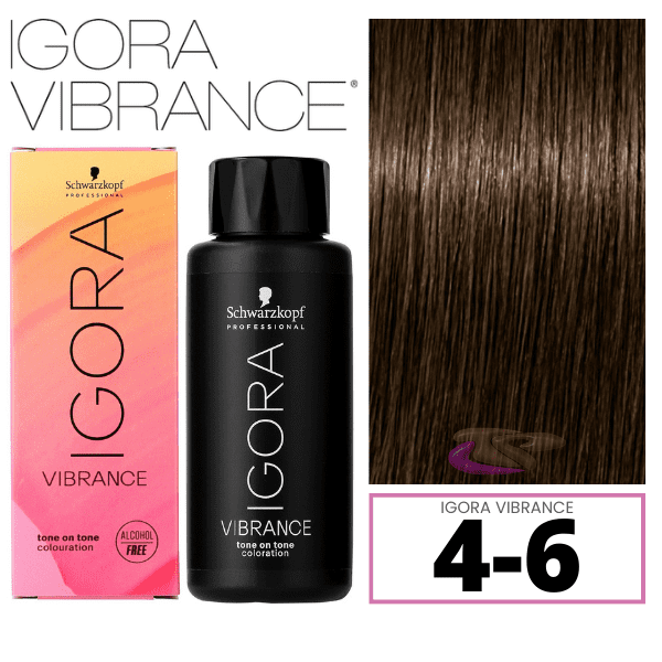 Schwarzkopf - Tinte Igora Vibrance 4-6 Castaño Medio Chocolate 60 ml (demipermanente)