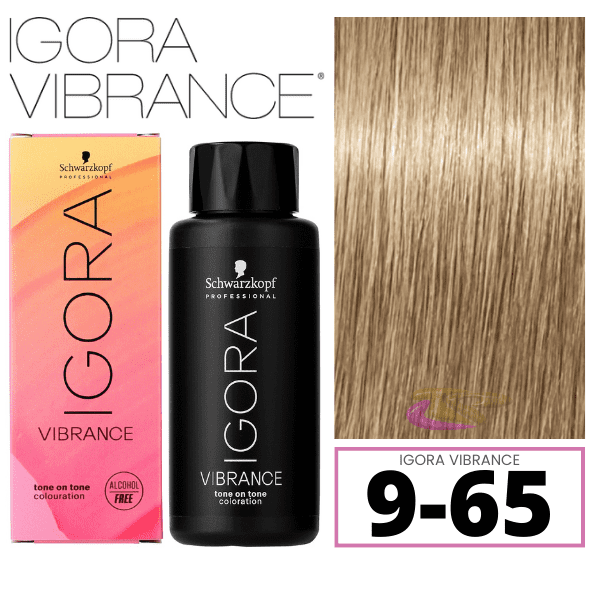 Schwarzkopf - Tinte Igora Vibrance 9-65 Rubio Muy Claro Chocolate Dorado 60 ml (demipermanente)