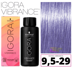 Schwarzkopf - Tinte Igora Vibrance 9,5-29 Matizador Humo Violeta 60 ml (demipermanente)