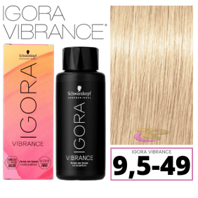 Schwarzkopf - Tinte Igora Vibrance 9,5-49 Matizador Beige Violeta 60 ml (demipermanente)