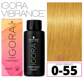 Schwarzkopf - Tinte Igora Vibrance 0-55 Potenciador Concentrado Dorado 60 ml (demipermanente)