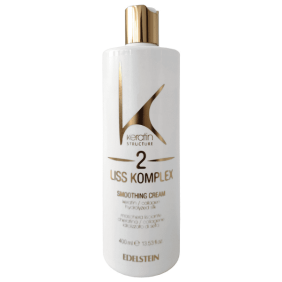 Keratin Structure - Crema Alisadora (Fase 2) de tratamiento LISS KOMPLEX 400 ml (Alisado 100% - Reductor Volumen - Caute...