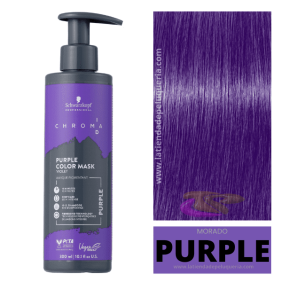 Schwarzkopf - Mascarilla Chroma ID Bonding de Color Intensiva PURPLE 300 ml