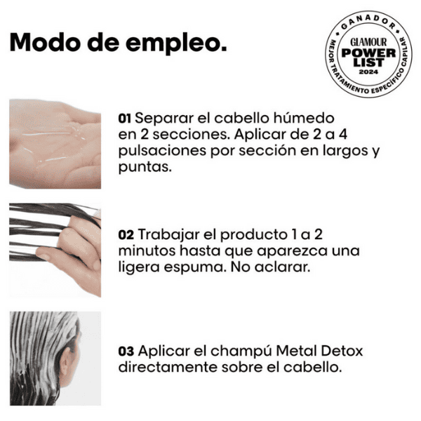 L`Oréal Serie Expert - PRE-Champú METAL DETOX Anti-Metales 250 ml