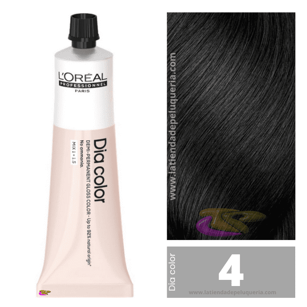 L`Oréal - Coloración DIA COLOR 4 Castaño (sin amoniaco) 60 ml