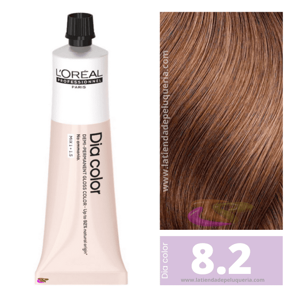 L`Oréal - Coloración DIA COLOR 8.2 Rubio Claro Irisado (sin amoniaco) 60 ml