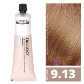 L`Oréal - Coloración DIA COLOR 9.13 Rubio Muy Claro Ceniza Dorado (sin amoniaco) 60 ml