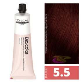 L`Oréal - Coloración DIA COLOR 5.5 Castaño Claro Caoba (sin amoniaco) 60 ml