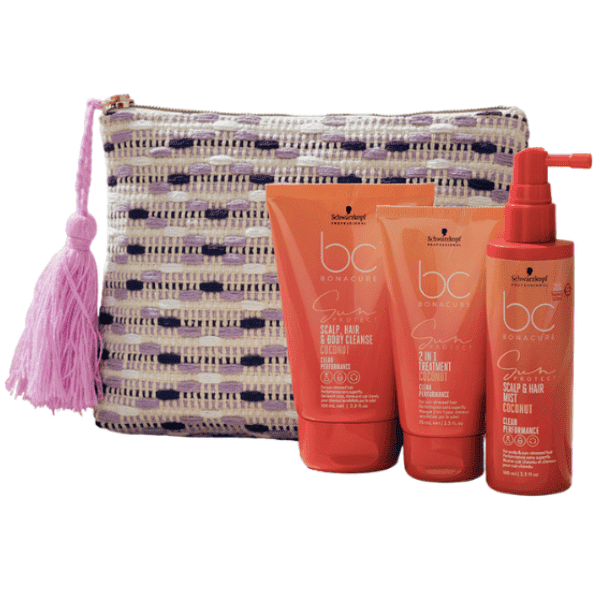 Schwarzkopf Bonacure - Kit de Viaje TRAVEL KIT SOLAR verano 2024 (3 productos)