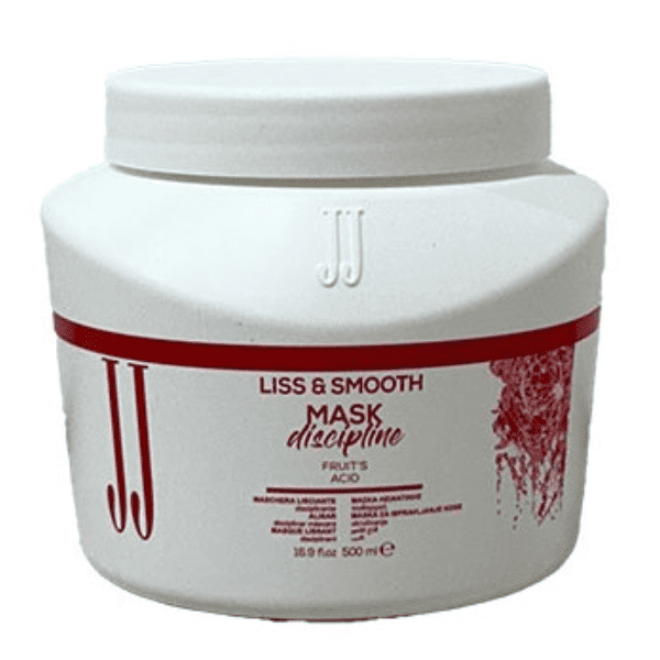 JJ`s - Mascarilla LISS & SMOOTH cabellos crespos y rebeldes (antiencrespamiento) 500 ml