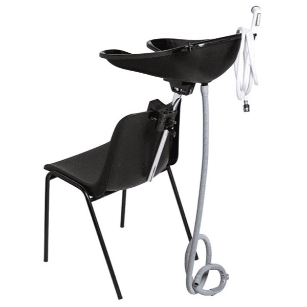 Fama Fabré - Lavacabezas portatil con soporte, desagüe y ducha (L3500216)