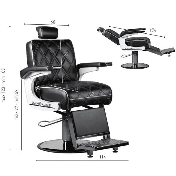 Italian Design - Sillón Barbero OMEGA (IDMCABOME)