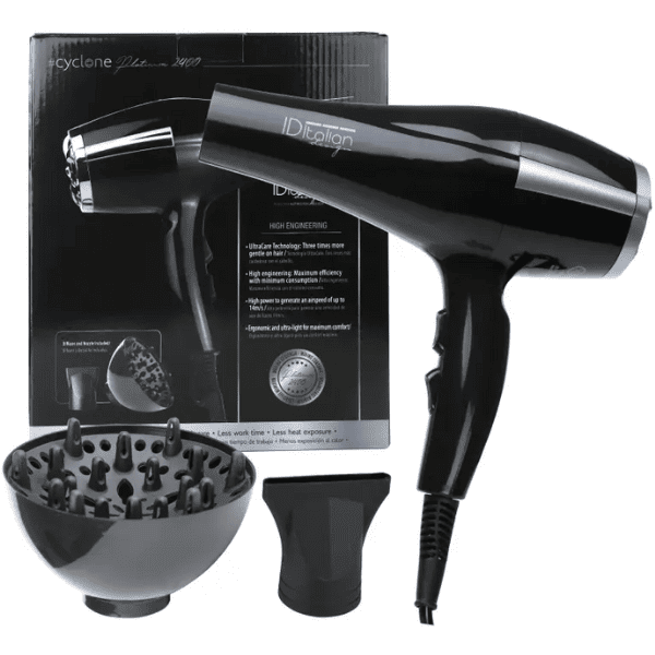 Italian Design - Secador CYCLONE PLATINUM 2400w + Difusor