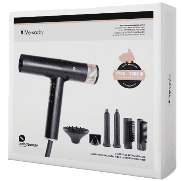 Perfect Beauty - Secador VERSA DRY (6 en 1) de 2000 watios