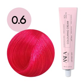 Anea Techline - Tinte con Queratina y Colágeno Nº 0.6 Rosa 100 ml