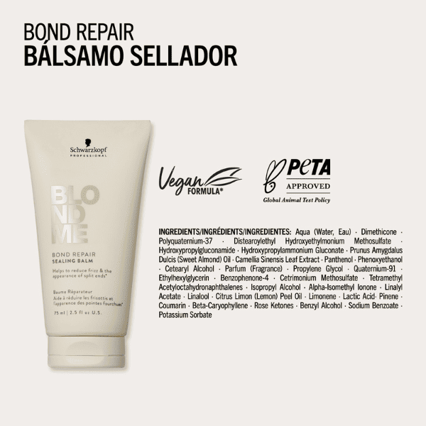 Schwarzkopf Blondme - Bálsamo Sellador Bond Repair 75 ml
