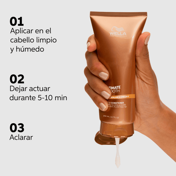 Wella - Acondicionador ULTIMATE SMOOTH cabello encrespado 200 ml