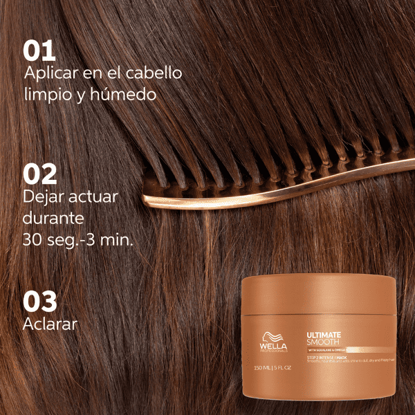 Wella - Mascarilla ULTIMATE SMOOTH cabello encrespado 150 ml