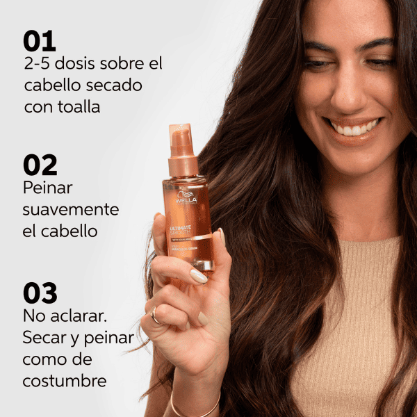 Wella - Aceite ULTIMATE SMOOTH cabello encrespado 30 ml